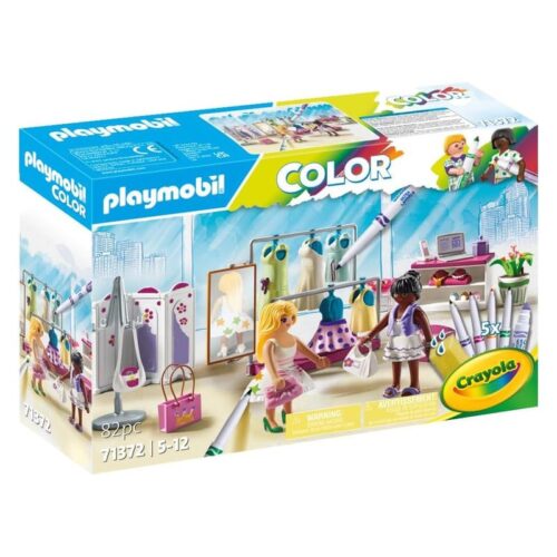 Playmobil Backstage diseño creativo de Crayola color con bolígrafos 71372
