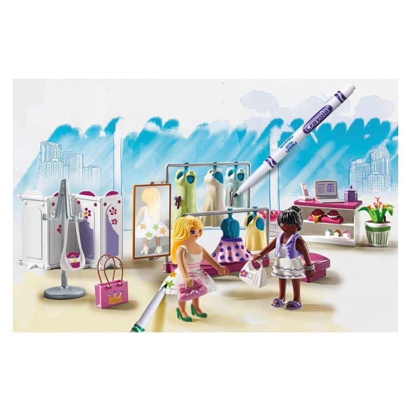 Playmobil Backstage diseño creativo de Crayola color con bolígrafos 71372 - Imagen 2