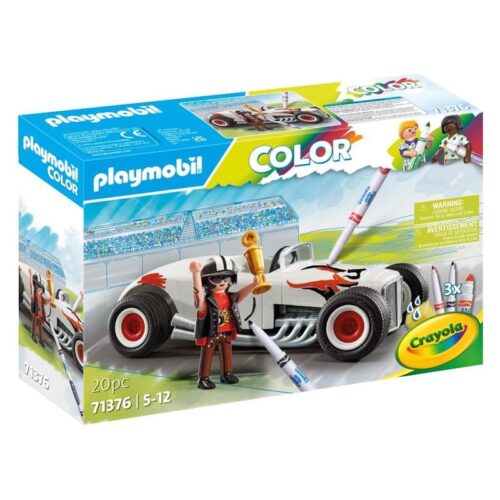 Playmobil Hot rod vehículo Crayola Color soluble en agua 71376