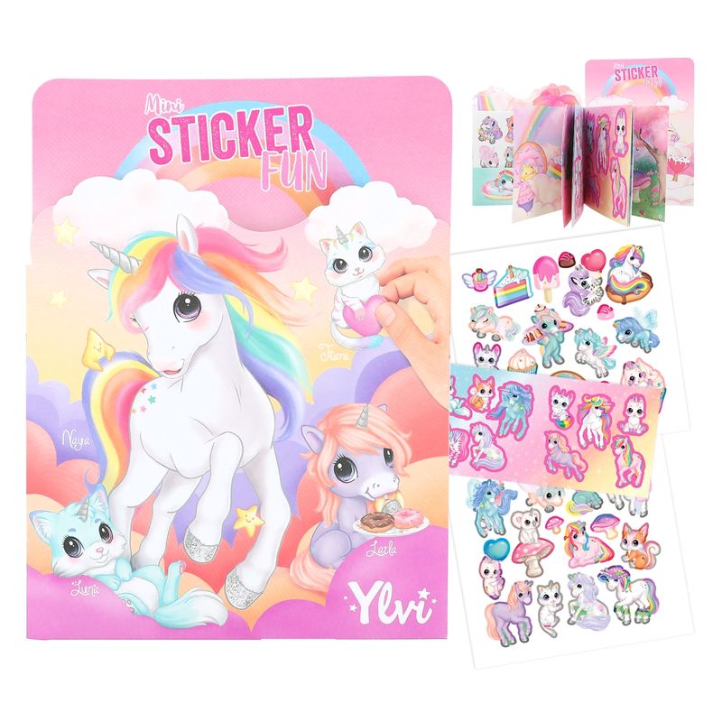 Ylvi mini sticker fun libro con 12 páginas con ilustraciones 12466 DEPESCHE