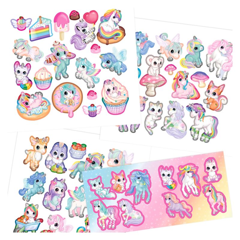 Ylvi mini sticker fun libro con 12 páginas con ilustraciones 12466 DEPESCHE - Imagen 2