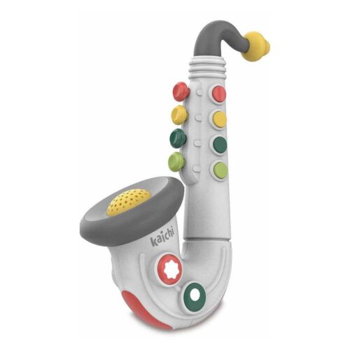 Saxofón infantil interactivo kaichi con sonidos musicales