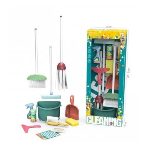 Set infantil de limpieza con 12 piezas para tareas del hogar