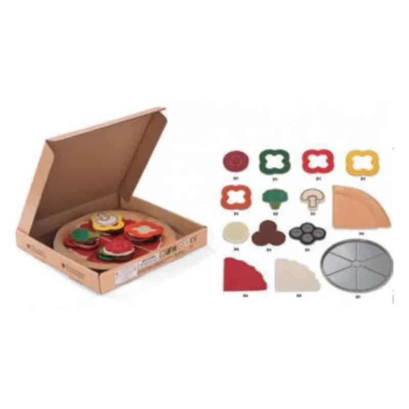 Set prepara tu pizza a domicilio con 41 piezas juego educativo