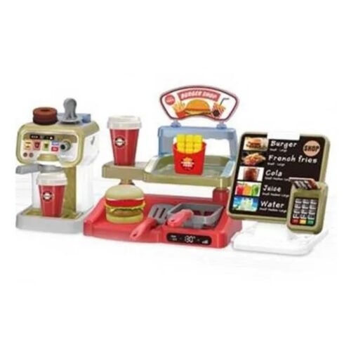 Set hamburguesería infantil con sonidos realistas