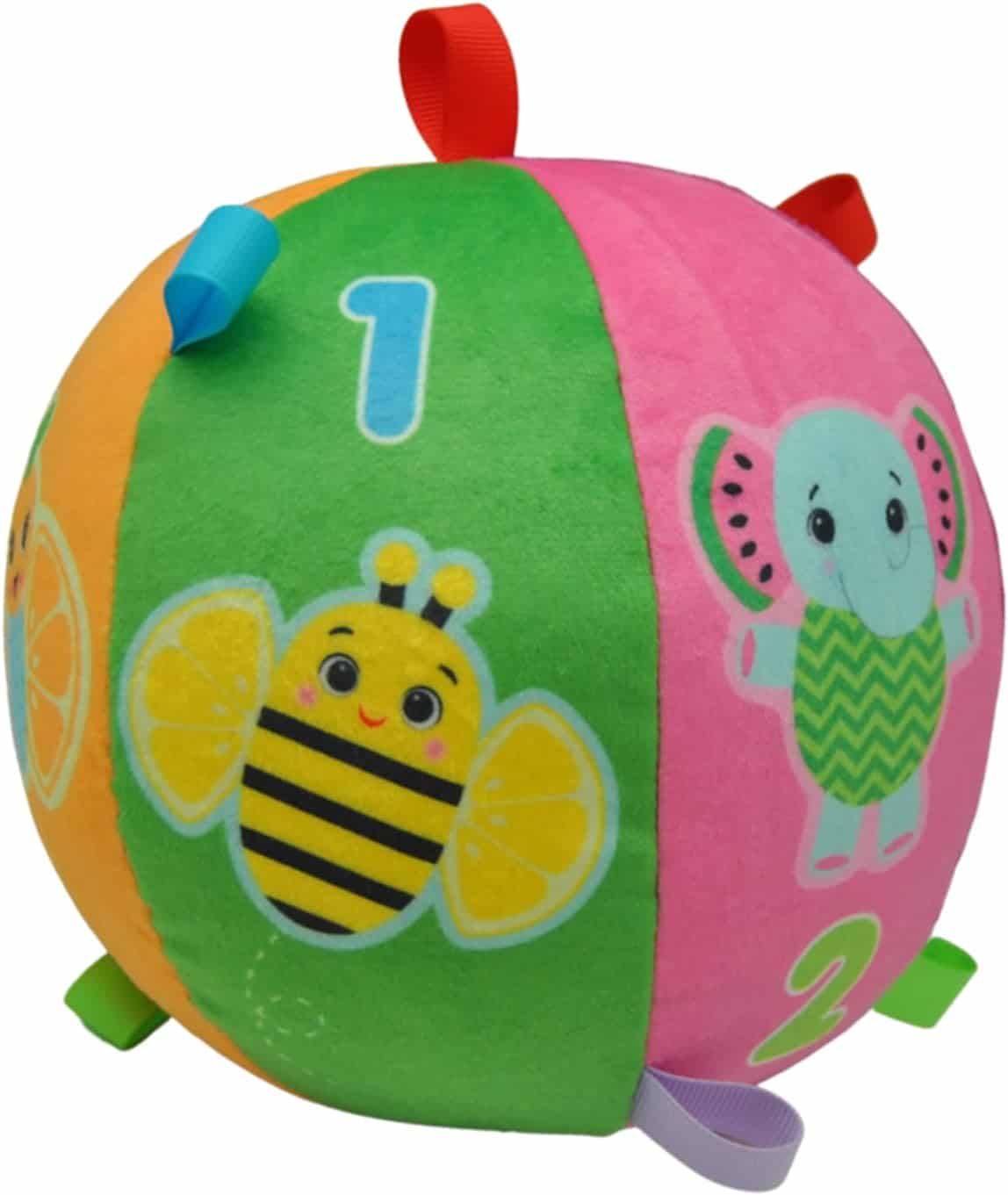 Pelota de actividades con sonido descubre y juega para bebes de los Frootimals - Imagen 2