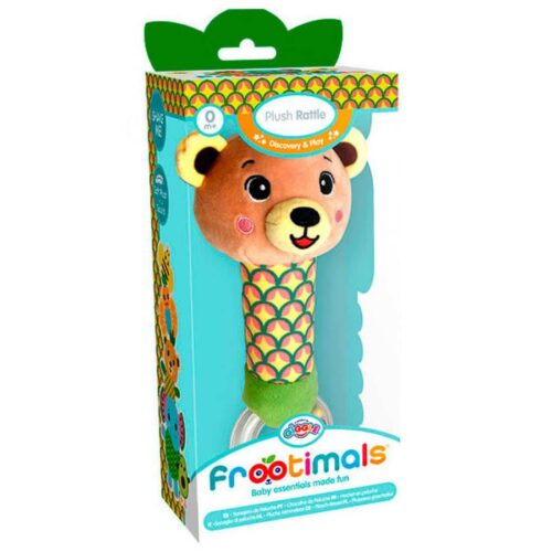 Sonajero de peluche osito de los Frootimals para bebés FT00025