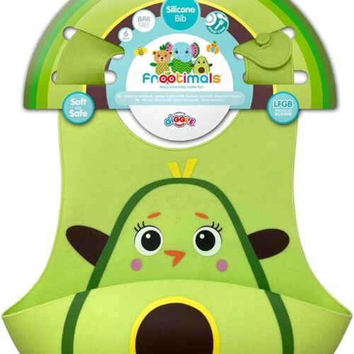 Babero silicona Miss Pio de los Frootimals para bebés FT00012 KIDS EURO