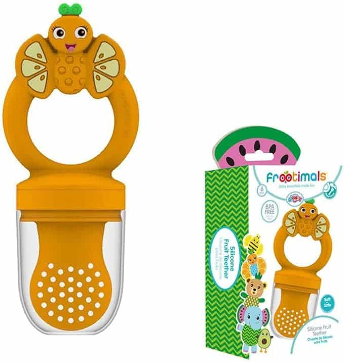 Frootimals chupete de silicona para fruta de Orangiefly FT00003 KIDS EURO