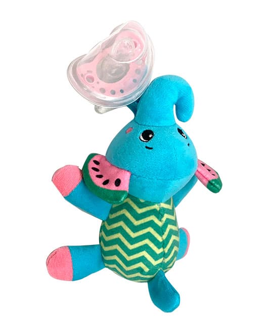Chupete sustituible con peluche los Frootimals de Melany Melephant FT00017
