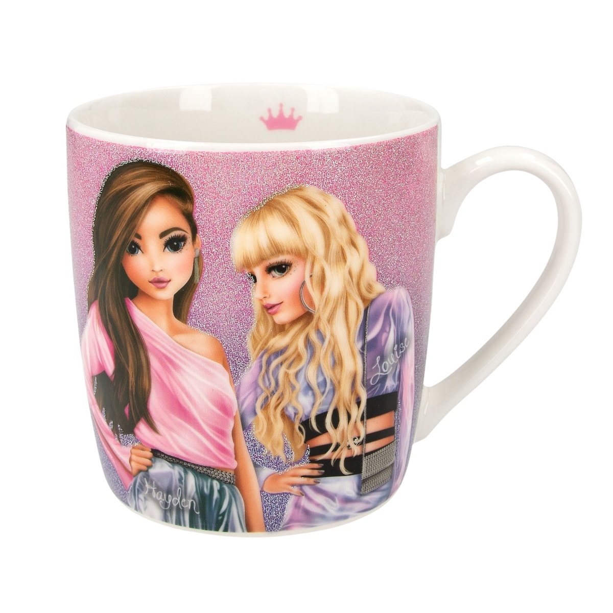 TopModel taza glitter queen de 300ml hecha de porcelana New Bone 12607 - Imagen 2
