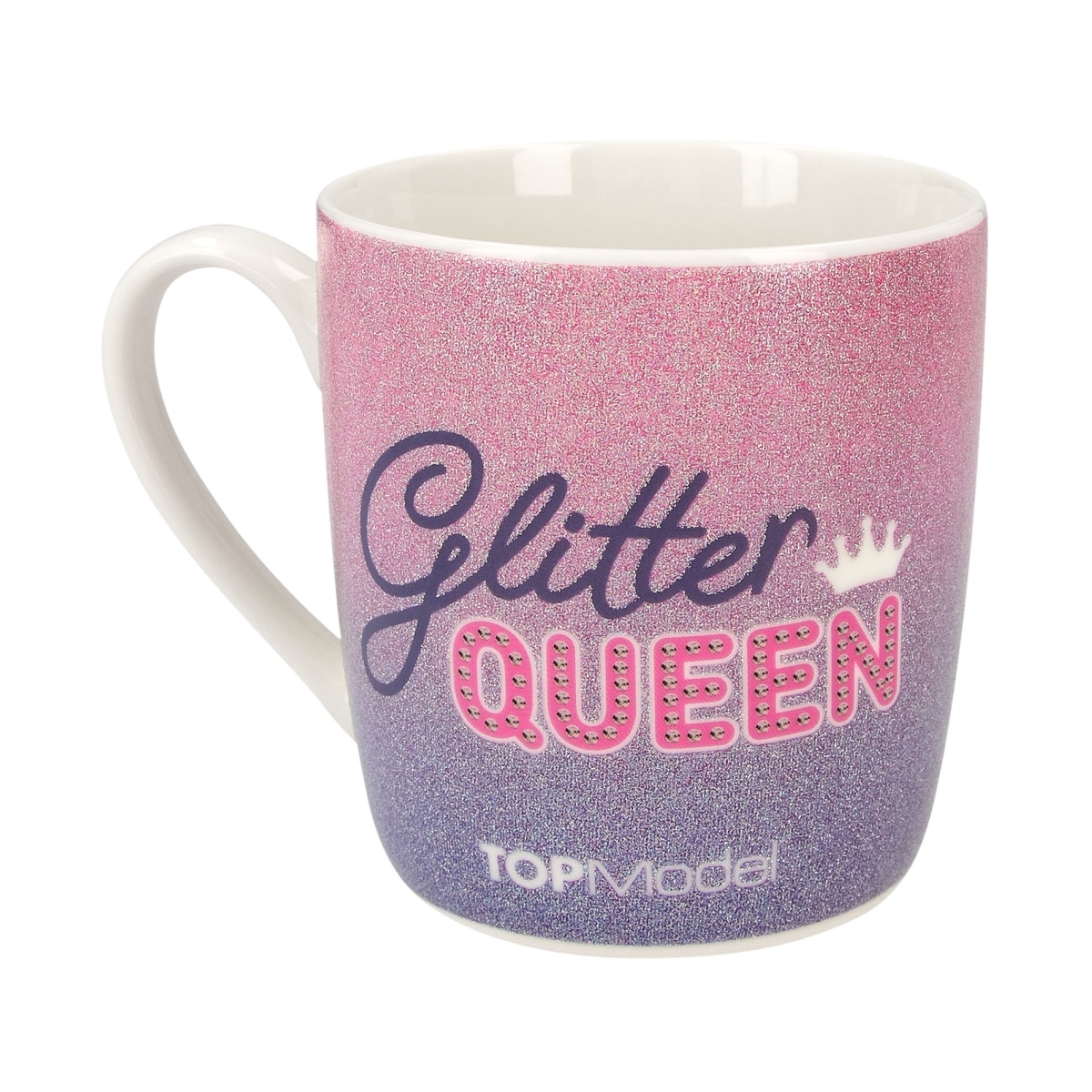 TopModel taza glitter queen de 300ml hecha de porcelana New Bone 12607 - Imagen 3