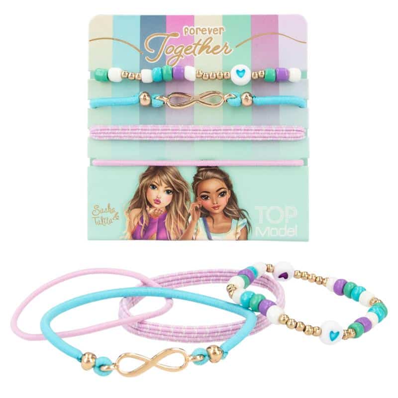 TopModel Set de pulsera y coletero elástico modelos surtidos 12659 - Imagen 2