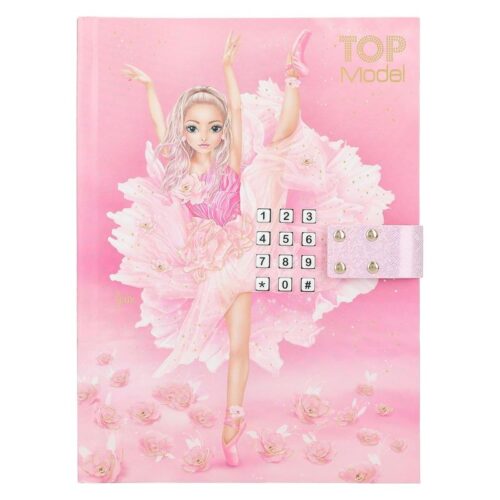 TopModel Diario con código secreto numérico con sonido y 80 páginas 12712