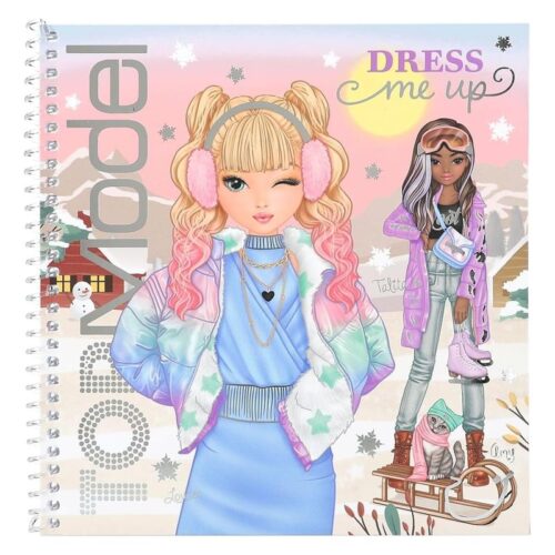 TopModel Dress me up winter wonder con 24 páginas para diseñar 12722