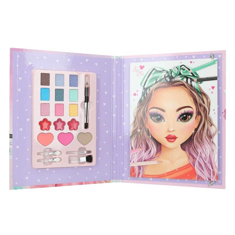 Top Model Carpeta guía de maquillaje con 26 rostros de modelos 12876 - Imagen 2