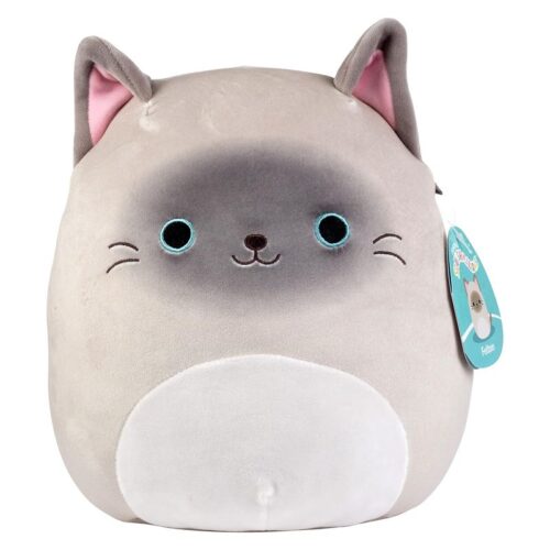 Peluche original Squishmallows 20cm Felton el gato siamés SQUIF20-FELTON