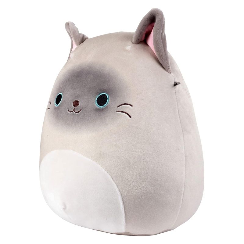 Peluche original Squishmallows 20cm Felton el gato siamés SQUIF20-FELTON - Imagen 2