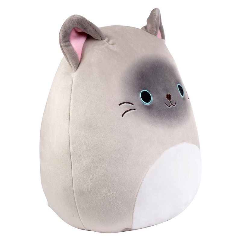 Peluche original Squishmallows 20cm Felton el gato siamés SQUIF20-FELTON - Imagen 3