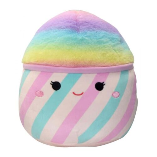 Peluche Squishmallows 36cm de Bevin el algodón de azúcar multicolor SQUIF36