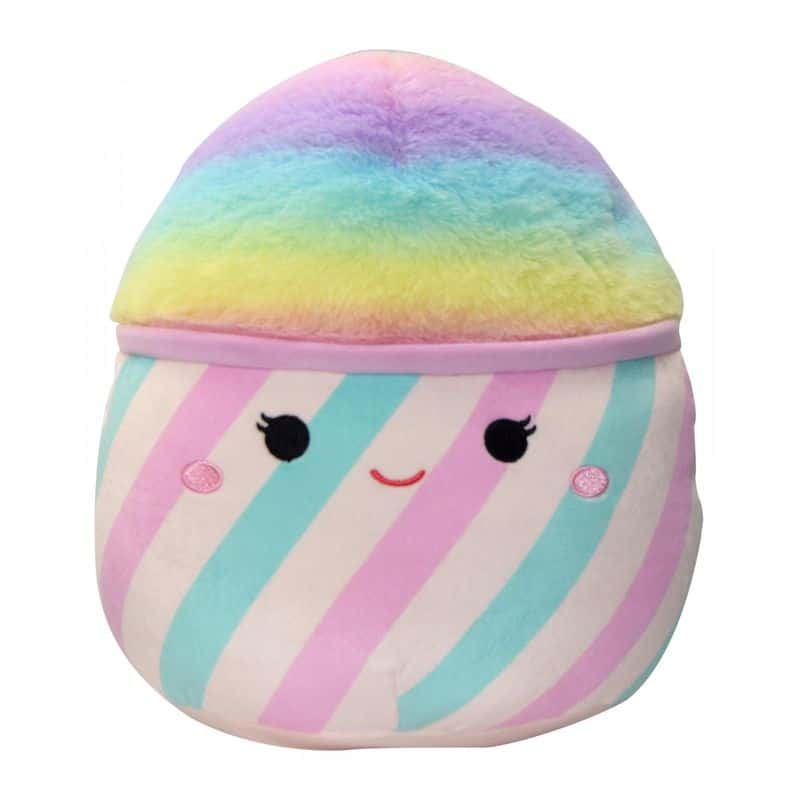 Peluche Squishmallows 36cm de Bevin el algodón de azúcar multicolor SQUIF36