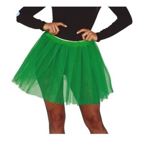 Tutú verde oscuro de 40 centímetros para disfraces Fiestas Guirca 17839