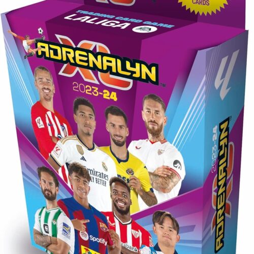 Blíster Adrenalyn 23-24 con 8 sobres de fútbol Panini coleccionables 73636