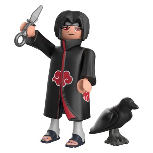 Playmobil figura Itachi Akatsuki del anime Naruto Shippuden de coleccion 71226