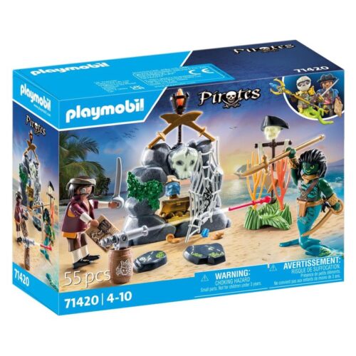 Playmobil búsqueda tesoro cráneo con accesorios de la línea Pirates 71420