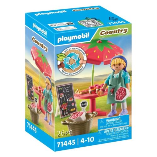Playmobil puesto de mermeladas caseras de la línea Country 71445