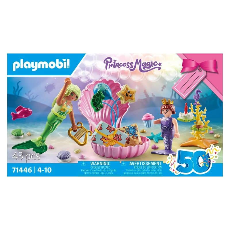 Playmobil sirenas cumpleaños de la línea Princess Magic 71446