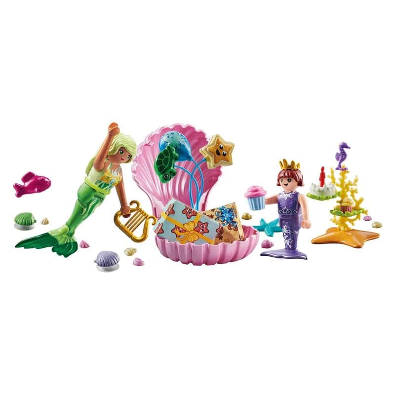 Playmobil sirenas cumpleaños de la línea Princess Magic 71446 - Imagen 2