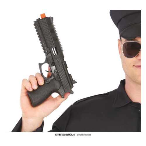 Pistola de 28 cm para disfraz de carnaval o halloween 17113 GUIRCA