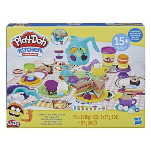 Set fiesta de café y té de Play-Doh de la línea Kitchen creators F5751