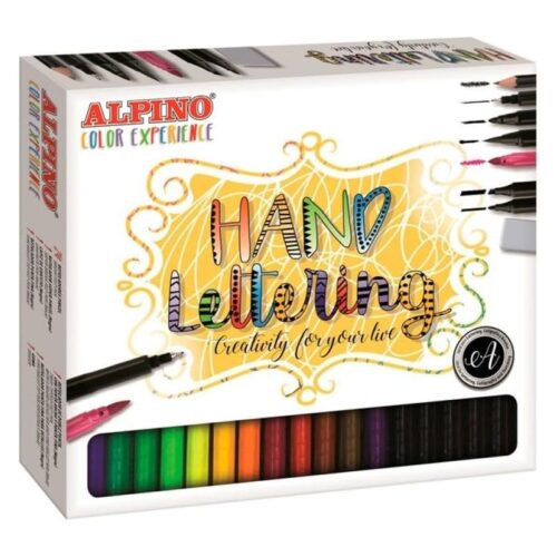 Set de dibujo de Alpino color experience lettering con dos puntas