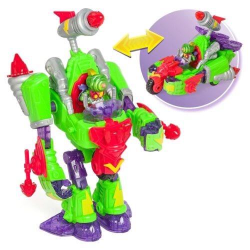 Robot villano transformable Superthings Turbo Warrior Speed CB/32220