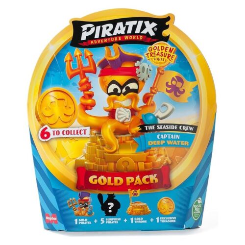 Gold Pack Piratix Adventure accesorios exclusivos Capitán Dorado Deep Water