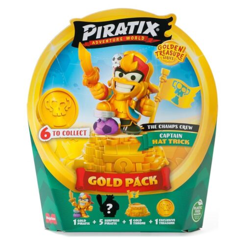 Gold Pack Piratix Adventure accesorios exclusivos Capitán Dorado Hat Trick