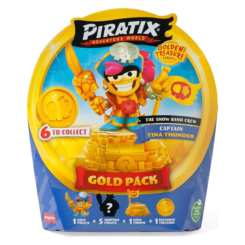 Gold Pack Piratix Adventure accesorios exclusivos Capitán Dorado Tina Thunder