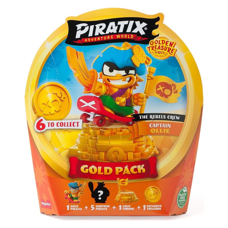 Gold Pack Piratix Adventure accesorios exclusivos Capitán Dorado Ollie