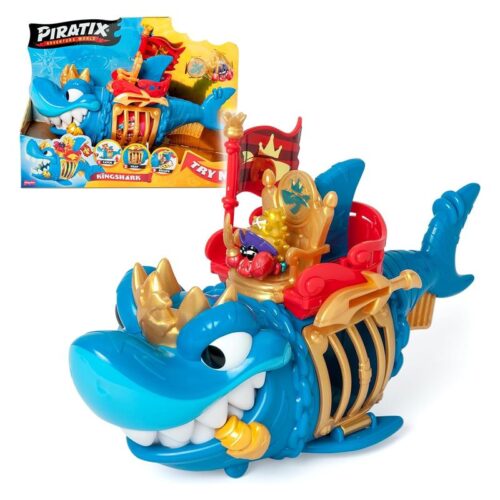 Tiburón King Shark junto Capitán Hermitt Piratix Adventure World CB/30417