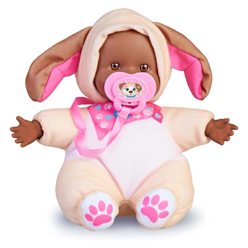 Muñeco bebé Nenuco Doggies 15cm disfrazado de perrito beige NFN82000-AM