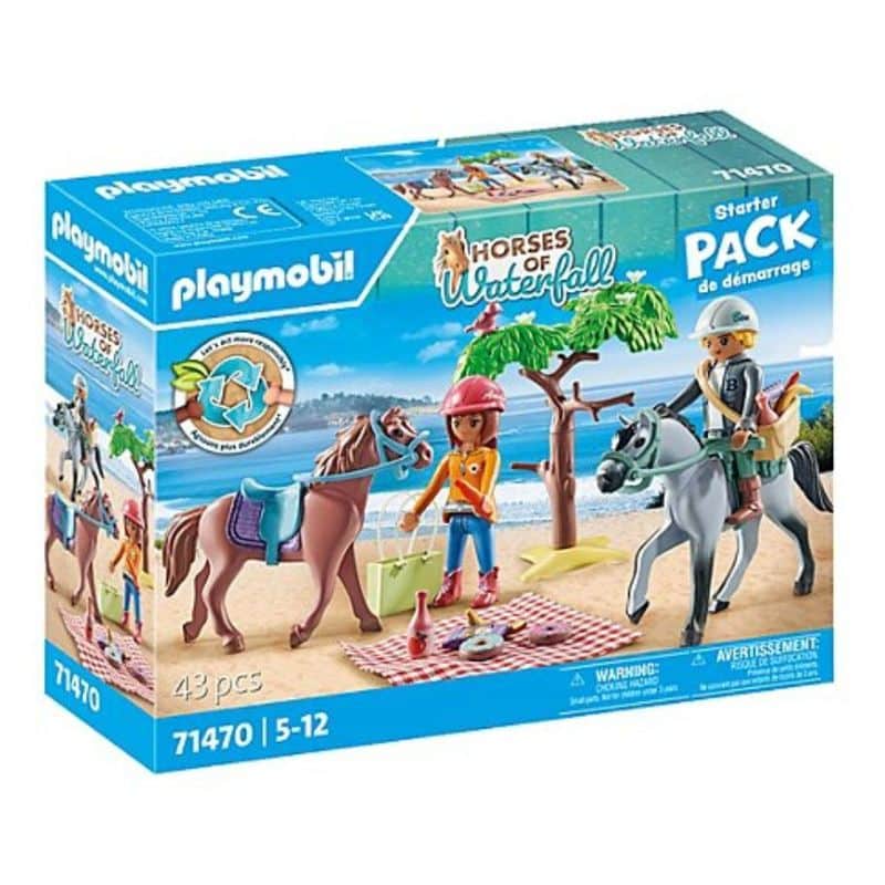 Playmobil 71470 Horses of Waterfall Starter Pack excursión a caballo