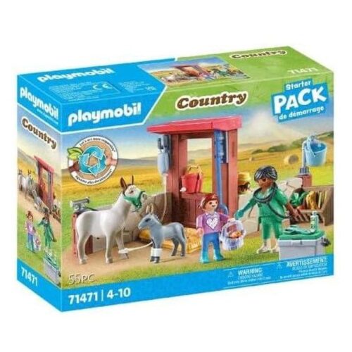Playmobil 71471 Country Starter Pack playset de veterinaria de granja