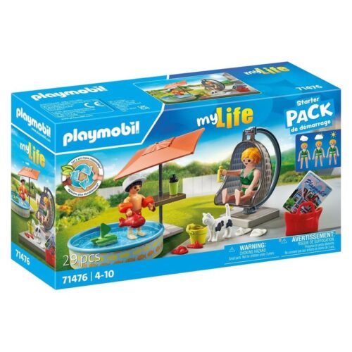 Playmobil 71476 My Life Starter Pack diversión en el jardín con accesorios
