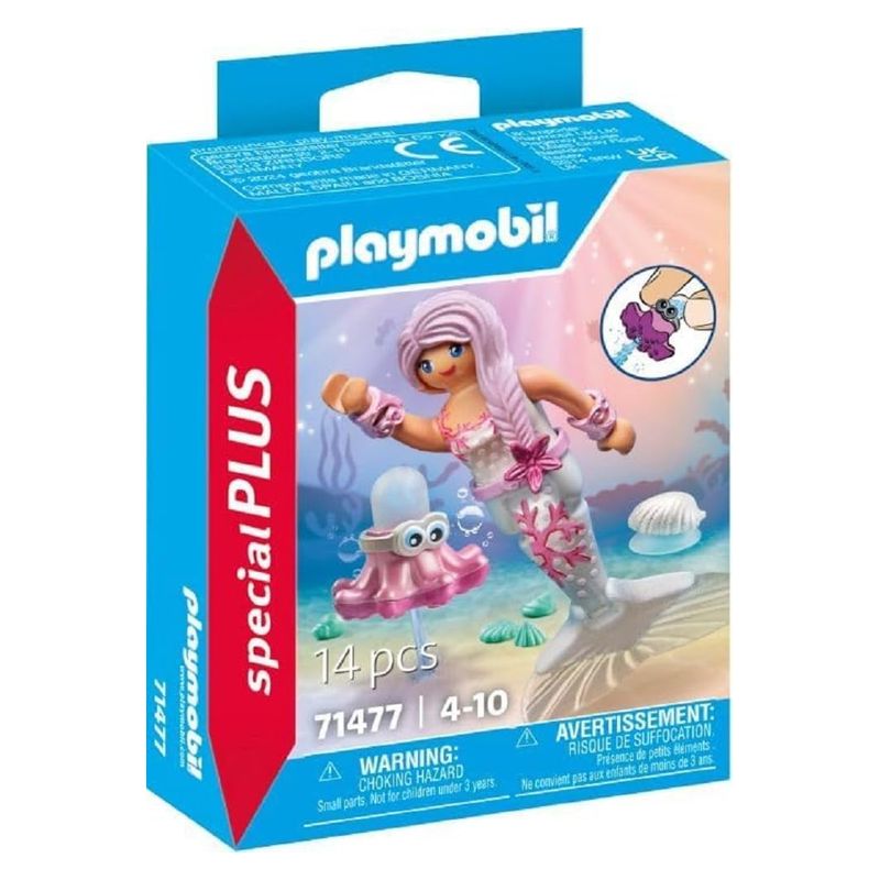 Playmobil 71477 Special Plus sirena con pulpo con función de disparo