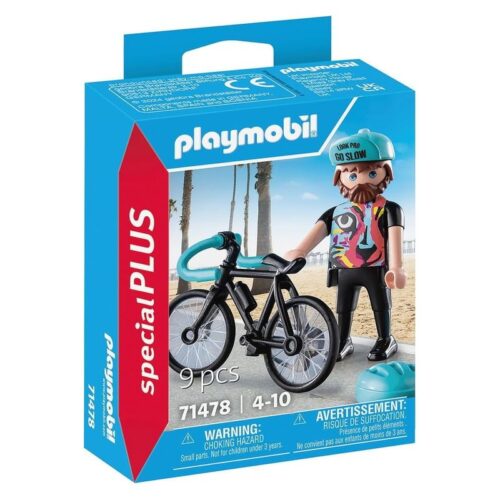 Playmobil 71478 Special Plus ciclista de carretera con bici set 9 piezas