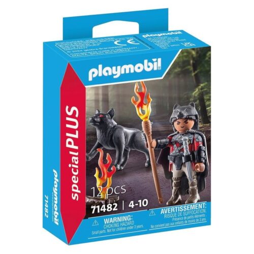 Playmobil 71482 Special Plus guerrero con lobo set de 12 piezas