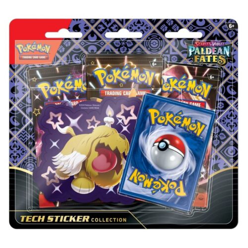Blister Greavard cartas Pokémon Paldea Tech Sticker Collection