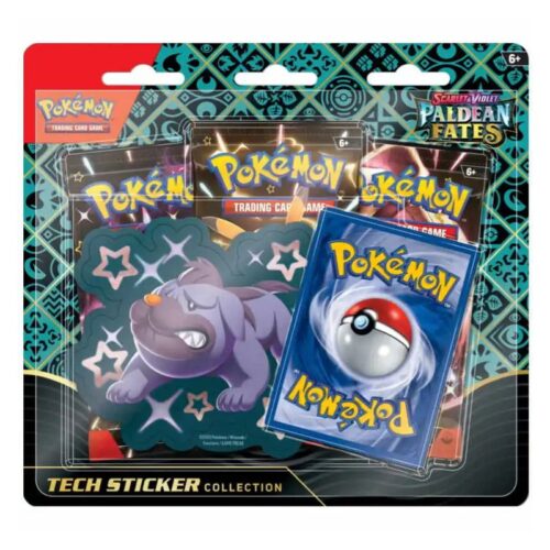 Blister Maschiff Pokémon cartas Paldea Tech Sticker Collection